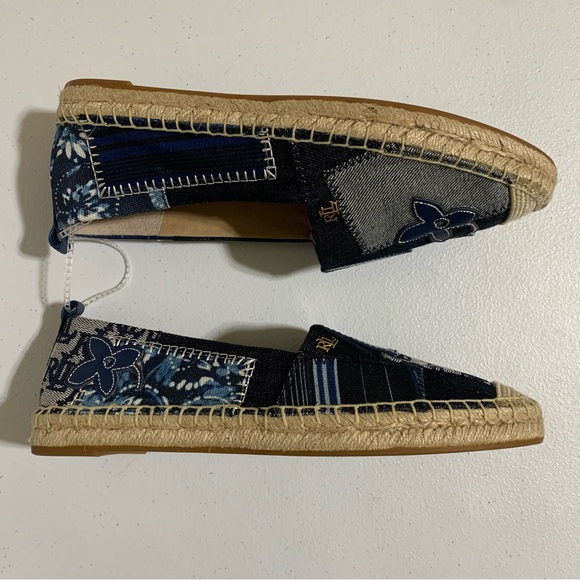 Lauren Ralph Lauren Cameryn Patch Espadrille Flats-Size 8 NWOT - Picture 7 of 9